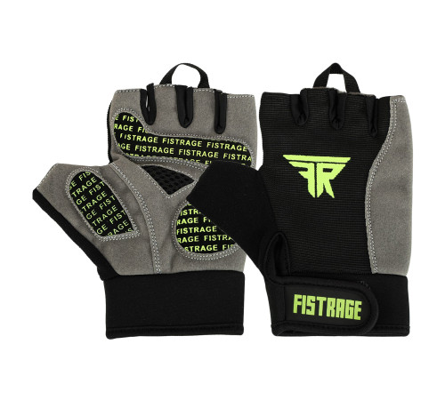Перчатки для фитнеса и тренировок FISTRAGE S-XL черный
