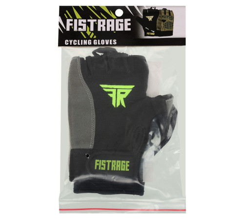 Перчатки для фитнеса и тренировок FISTRAGE S-XL черный