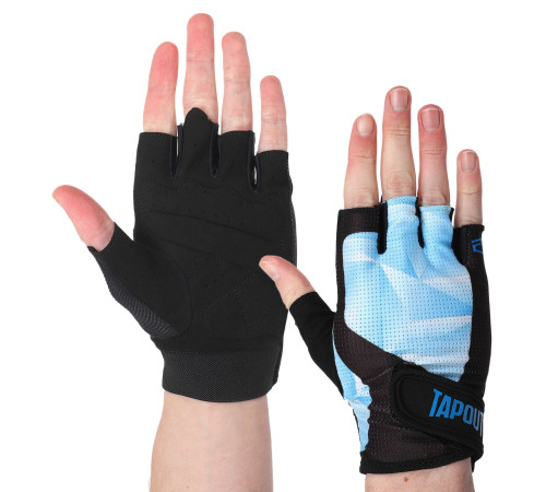 Перчатки спортивные TAPOUT M-XL черный-синий
