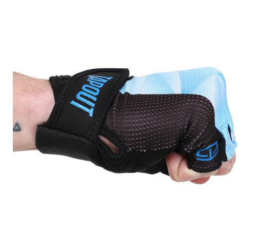 Перчатки спортивные TAPOUT M-XL черный-синий