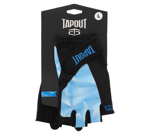 Перчатки спортивные TAPOUT M-XL черный-синий