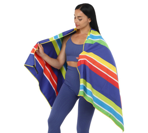 Рушник для пляжу та басейну з мікрофібри RAINDOW BEACH TOWEL 80х160см кольори в асортименті
