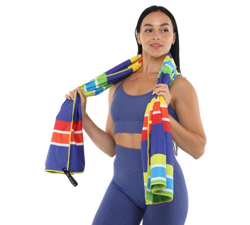 Рушник для пляжу та басейну з мікрофібри RAINDOW BEACH TOWEL 80х160см кольори в асортименті