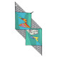 Рушник для пляжу та басейну з мікрофібри SURFBOARD BEACH TOWEL 80х160см кольори в асортименті
