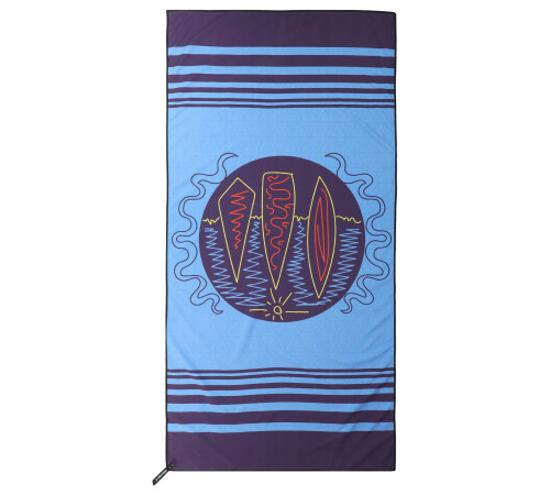 Рушник для пляжу та басейну з мікрофібри SURFBOARD BEACH TOWEL 80х160см кольори в асортименті