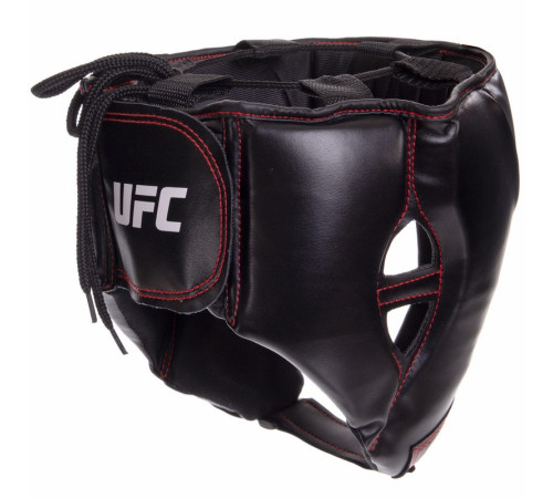 Шолом боксерський відкритий PU UFC чорний
