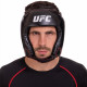 Шолом боксерський відкритий PU UFC чорний