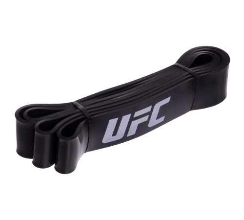Резина петля для подтягиваний и тренировок лента силовая UFC POWER BANDS HEAVY черный
