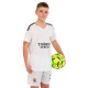 Форма футбольная детская с символикой футбольного клуба REAL MADRID BELLINGHAM 5 домашняя 2025 SP-Sport 20-30 белый