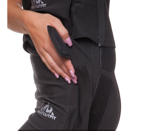 Штани для схуднення з ефектом сауни HEATOUTFIT M-3XL чорний