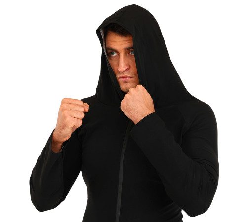 Кофта для схуднення з ефектом сауни HEATOUTFIT M-4XL чорний