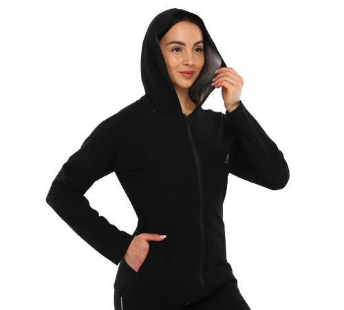 Кофта для схуднення з ефектом сауни HEATOUTFIT M-4XL чорний