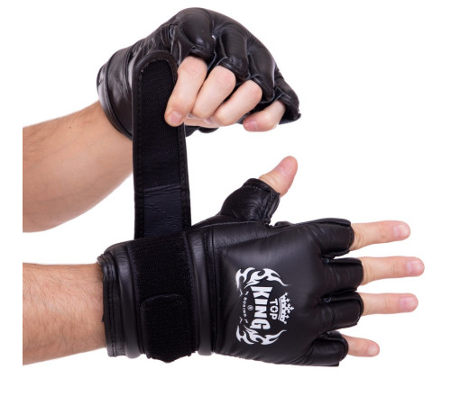 Перчатки для смешанных единоборств MMA TOP KING Extreme S-XL цвета в ассортименте