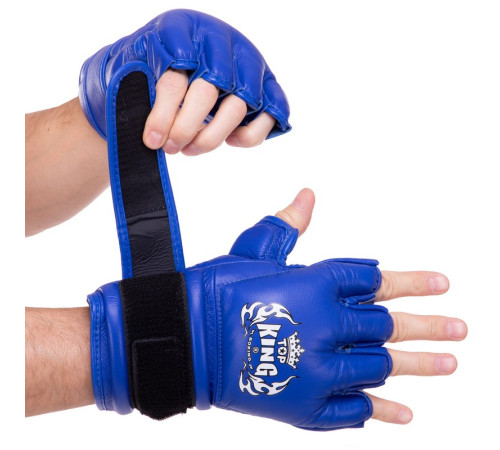 Перчатки для смешанных единоборств MMA TOP KING Extreme S-XL цвета в ассортименте