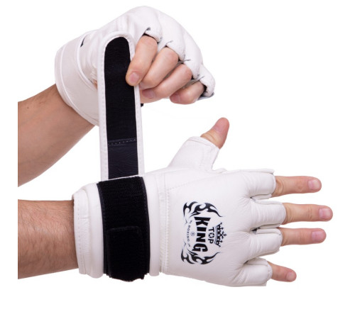 Перчатки для смешанных единоборств MMA TOP KING Extreme S-XL цвета в ассортименте