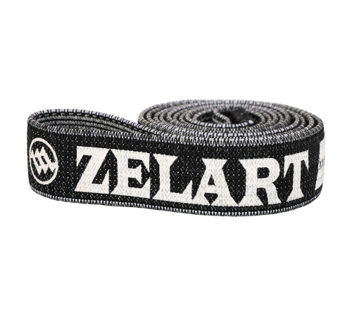 Резинка тканевая для упражнений лента сопротивления LOOP BANDS Zelart 3XL черный