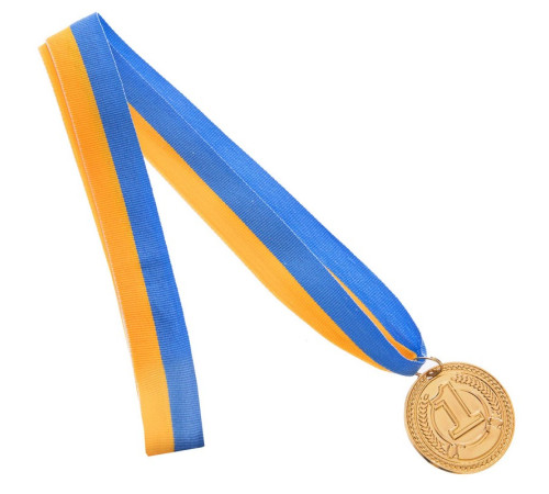 Медаль спортивна зі стрічкою SP-Sport CELEBRITY ø4,5см золото, срібло, бронза