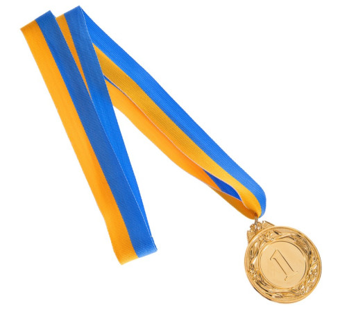 Медаль спортивна зі стрічкою SP-Sport GLORY ø5см золото, срібло, бронза