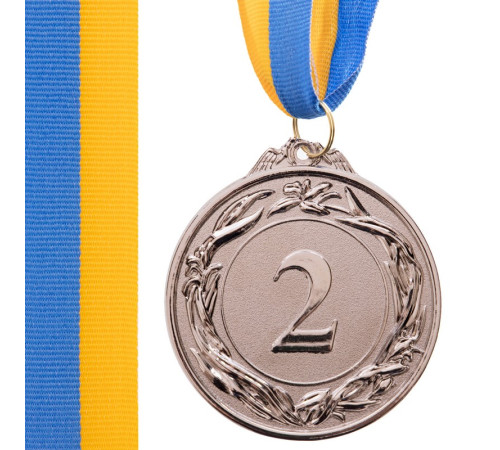 Медаль спортивна зі стрічкою SP-Sport GLORY ø6,5см золото, срібло, бронза