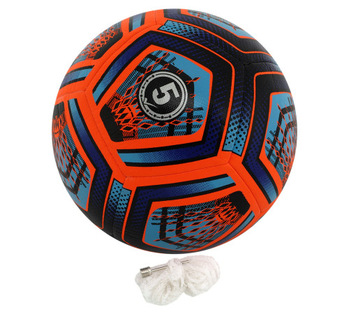 Мяч футбольный HIBRED SOCCER STAR №5 PU оранжевый-синий