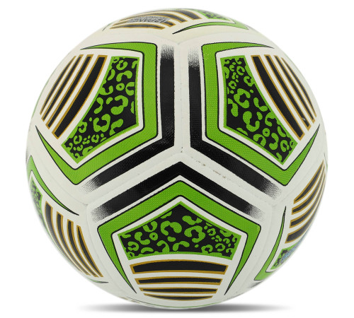М'яч футбольний HIBRED SOCCER STAR №5 PU білий-зелений