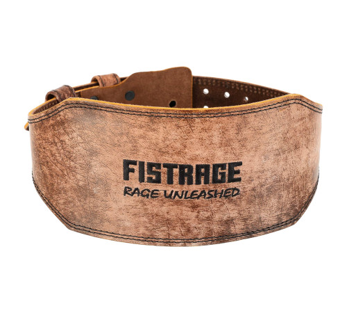 Пояс атлетичний шкіряний FISTRAGE спинка-15см розмір-S-XXL коричневий