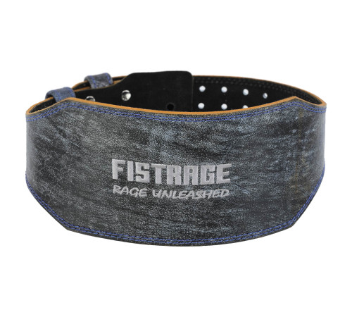 Пояс атлетичний шкіряний FISTRAGE спинка-15см розмір-S-XL чорний