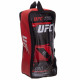 Рукавиці боксерські на липучці PU UFC PRO Compact S-M червоний-чорний