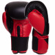 Рукавиці боксерські на липучці PU UFC PRO Compact L червоний-чорний