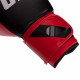 Рукавиці боксерські на липучці PU UFC PRO Compact L червоний-чорний