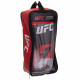 Рукавиці боксерські на липучці PU UFC PRO Compact L червоний-чорний