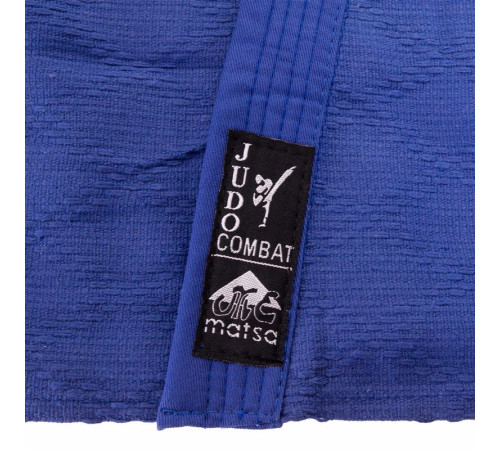 Кімоно для дзюдо куртка штани та пояс MATSA 120-190см синій