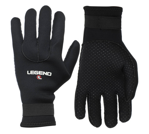 Рукавиці для дайвінгу LEGEND M-XL-8-11 чорний