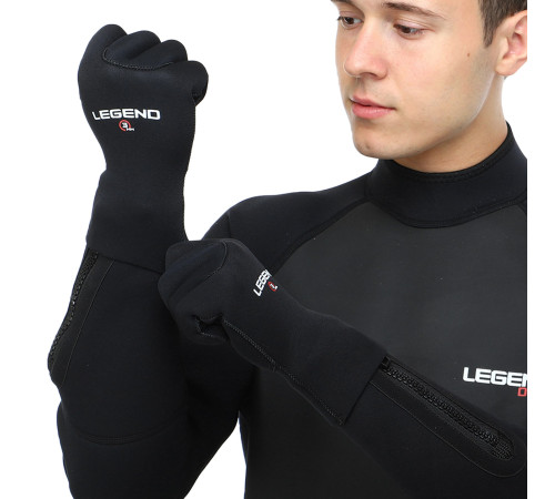 Рукавиці для дайвінгу LEGEND M-XL-8-11 чорний