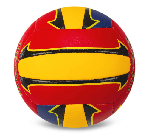 Мяч волейбольный BALLONSTAR №5 PU красный-синий-желтый