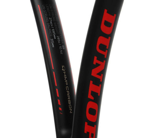 Ракетка для великого тенісу 27" DUNLOP TEAM 285 G3 HL чорний-червоний