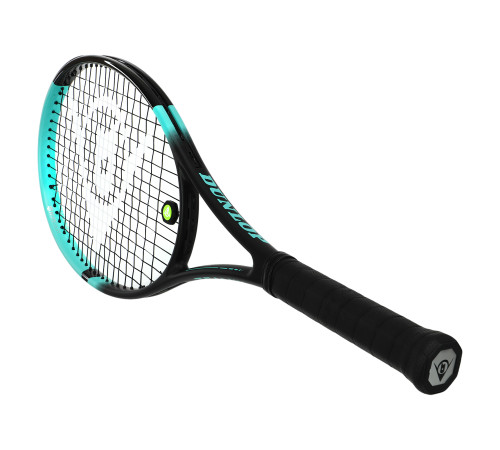Ракетка для великого тенісу 27" DUNLOP TEAM 260 G2 HL чорний-блакитний