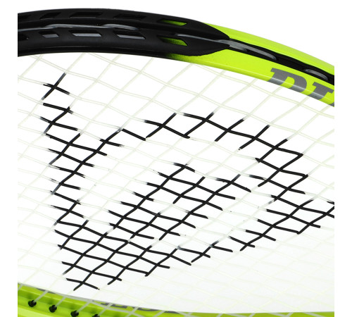 Ракетка для великого тенісу дитяча DUNLOP NITRO G000 HQ 5-6років 21" чорний-жовтий