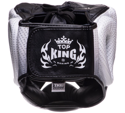 Шлем боксерский с полной защитой кожаный TOP KING Super Star S-XL цвета в ассортименте