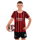 Форма футбольна дитяча із символікою футбольного AC MILAN домашня 2025 SP-Sport 20-30 червоний-чорний