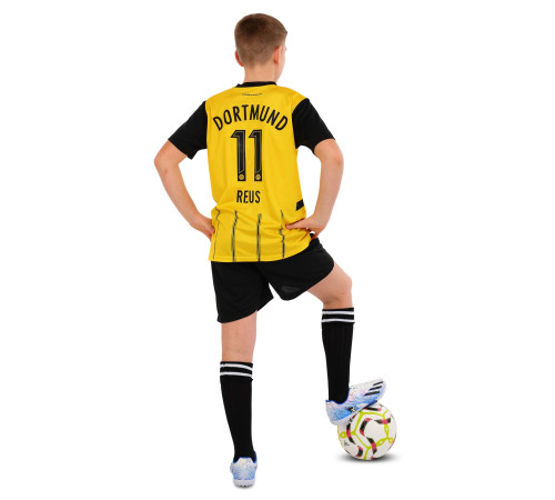 Форма футбольна дитяча із символікою футбольного BORUSSIA DORTMUND домашня 2025 SP-Sport 20-30 жовтий-чорний