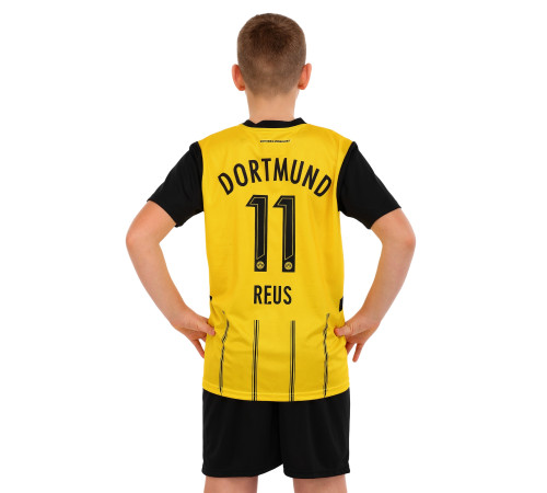 Форма футбольна дитяча із символікою футбольного BORUSSIA DORTMUND домашня 2025 SP-Sport 20-30 жовтий-чорний