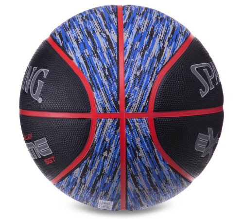 М'яч баскетбольний гумовий SPALDING NBA Extreme SGT розмір 7 чорний-синій