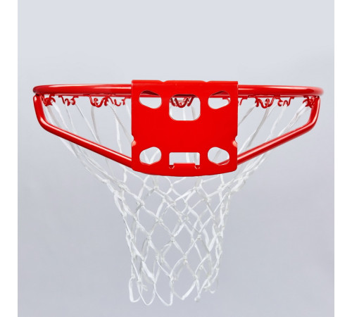 Кільце баскетбольне з сіткою для щита SPALDING STANDARD ø46см червоний