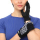 Перчатки спортивные TAPOUT XS-M черный-белый
