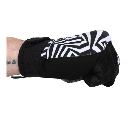 Перчатки спортивные TAPOUT XS-M черный-белый
