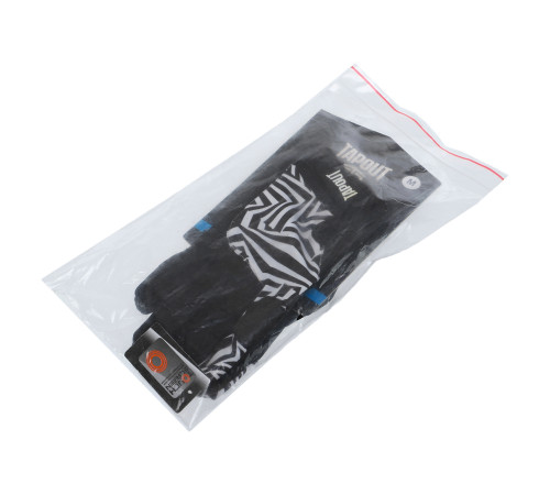 Перчатки спортивные TAPOUT XS-M черный-белый