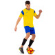 Щитки футбольные с держателем щитков в комплекте Joma LEG II M-L серый-коралловый