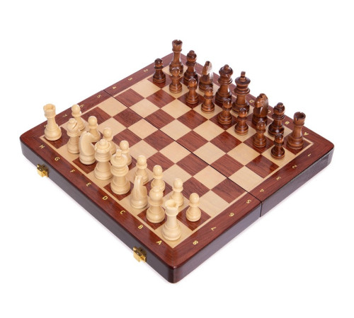 Шахматы настольная игра деревянные ZOOCEN размер 30x30 см