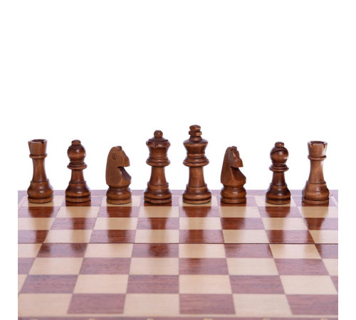 Шахматы настольная игра деревянные ZOOCEN размер 30x30 см
